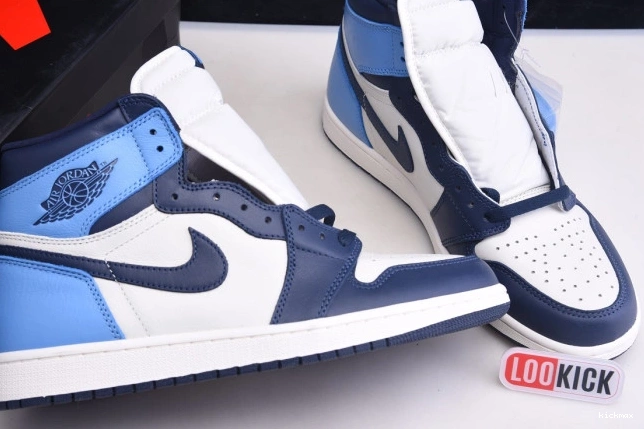 Rep MAX OG Obsidian 1 555088-140 High Retro Air Jordan 0810